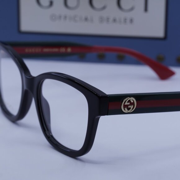 Gucci GG1863O 001 Square Eyeglasses 51mm - Black - Picture 8 of 12